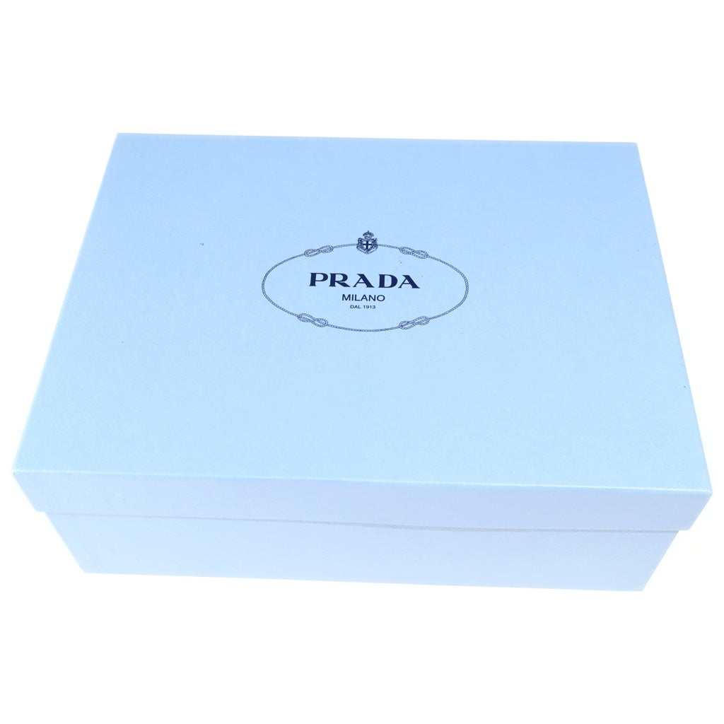 PRADA(プラダ) Diapason Opaque Brushed ダイアパソン ブラッシュドレザー レースアップダービーシューズ ローファー ブラック 2EG421 レディース