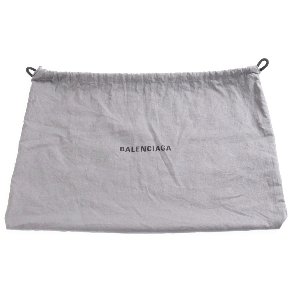 BALENCIAGA(バレンシアガ) ル カゴール XS ショルダーバッグ ホワイト シャイニーカーフスキン 671309 シルバー金具 レディース