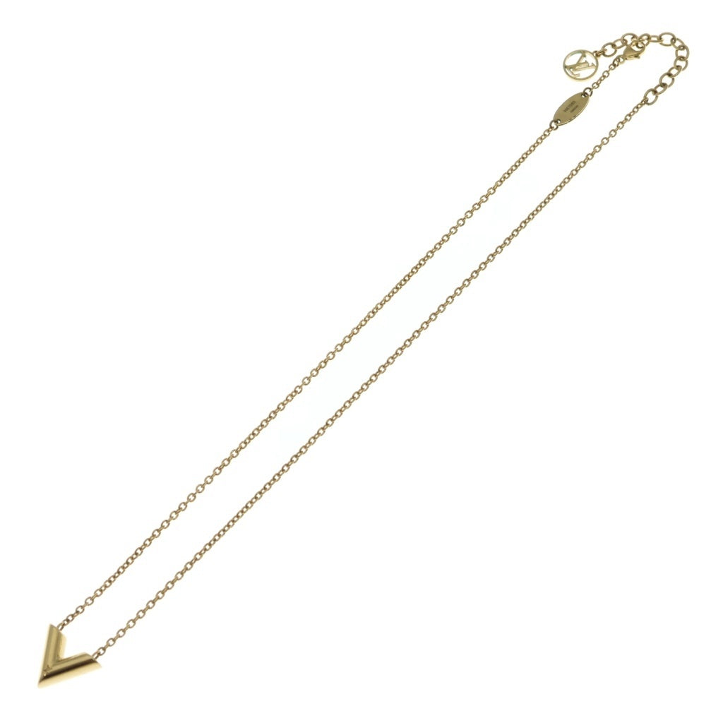 LOUIS VUITTON(ルイヴィトン) エセンシャルV ネックレス ペンダント チェーン ゴールド GP M61083 レディース