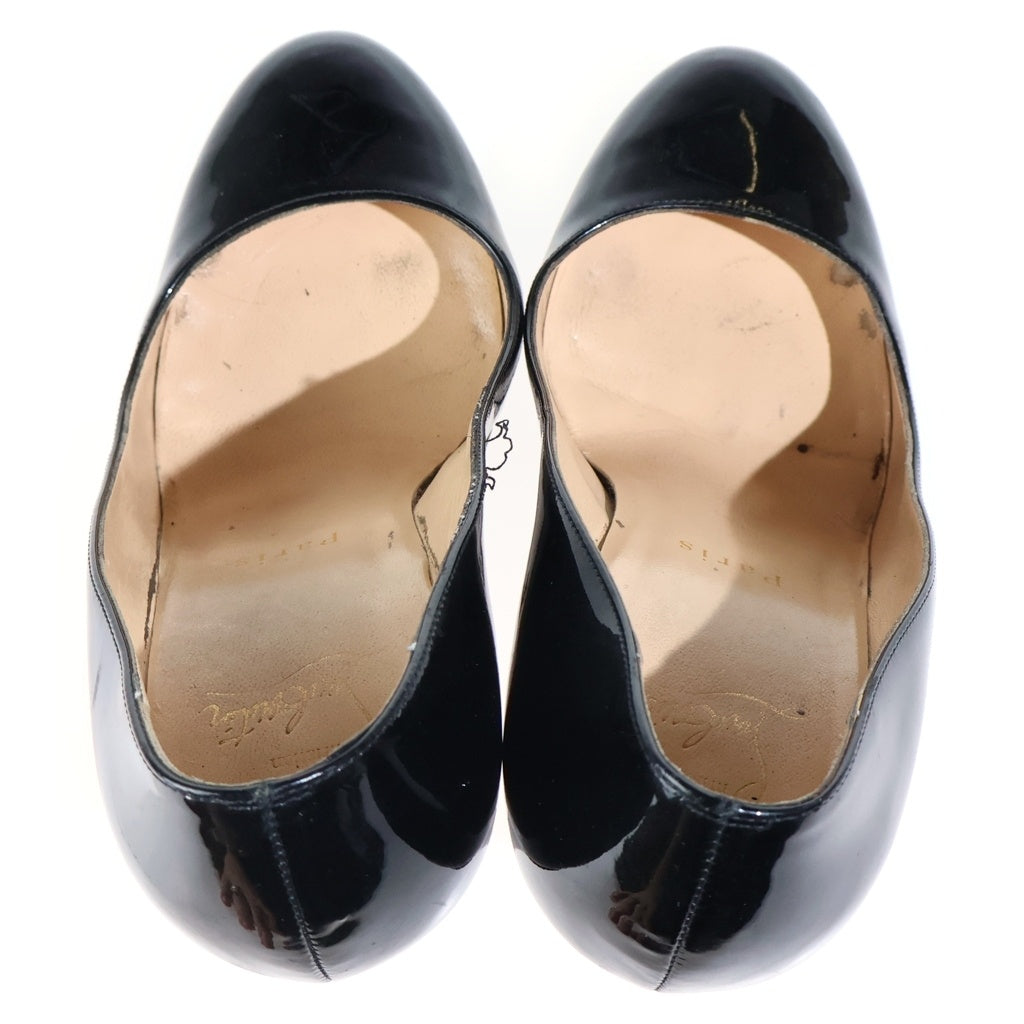 CHRISTIAN LOUBOUTIN(クリスチャンルブタン) Heel Pumps パテントレザー ヒールパンプス ピンヒール ブラック レディース