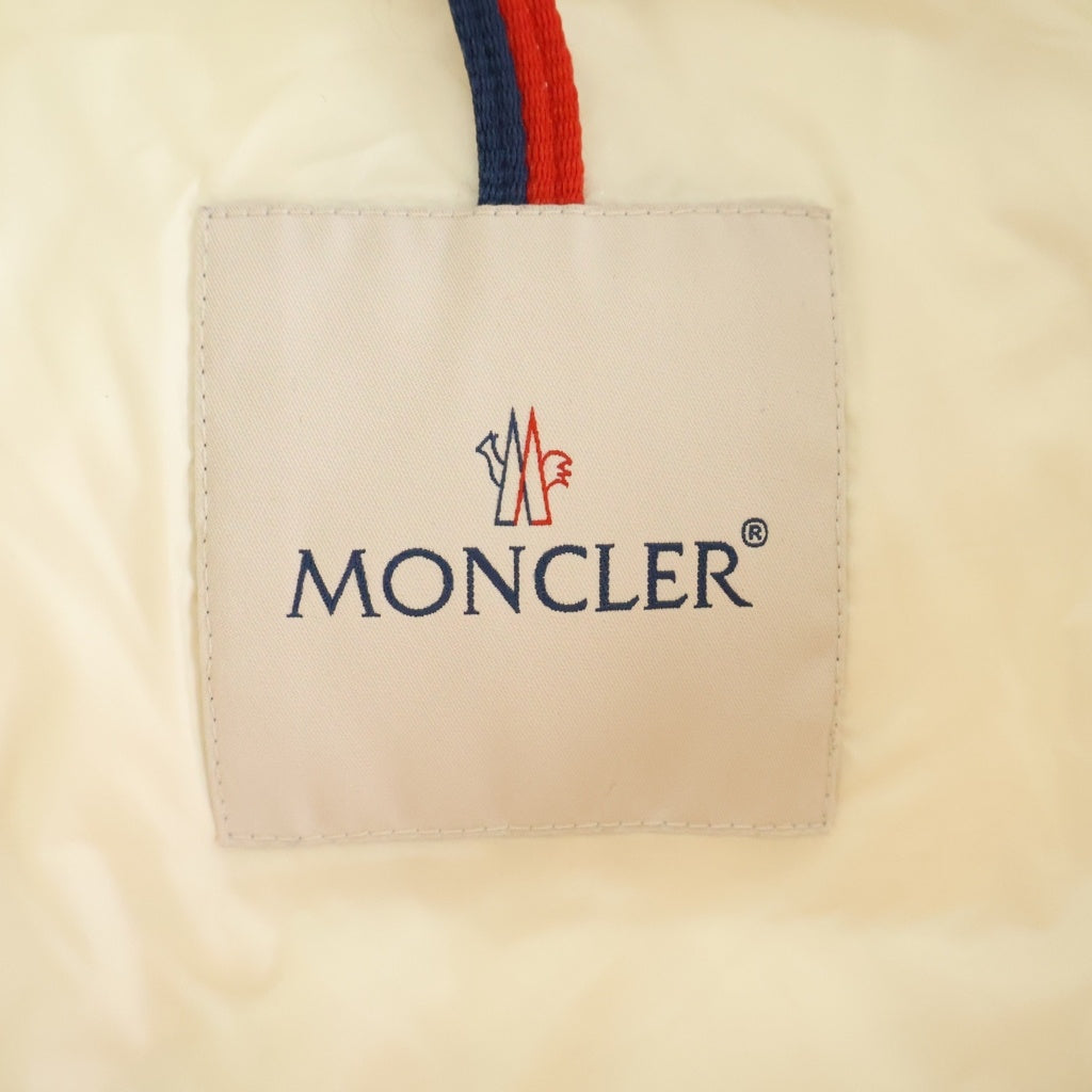 MONCLER(モンクレール) 2024AW Boedショートダウンジャケット ファーネック ホワイト #0 J20931A00095 595FE レディース