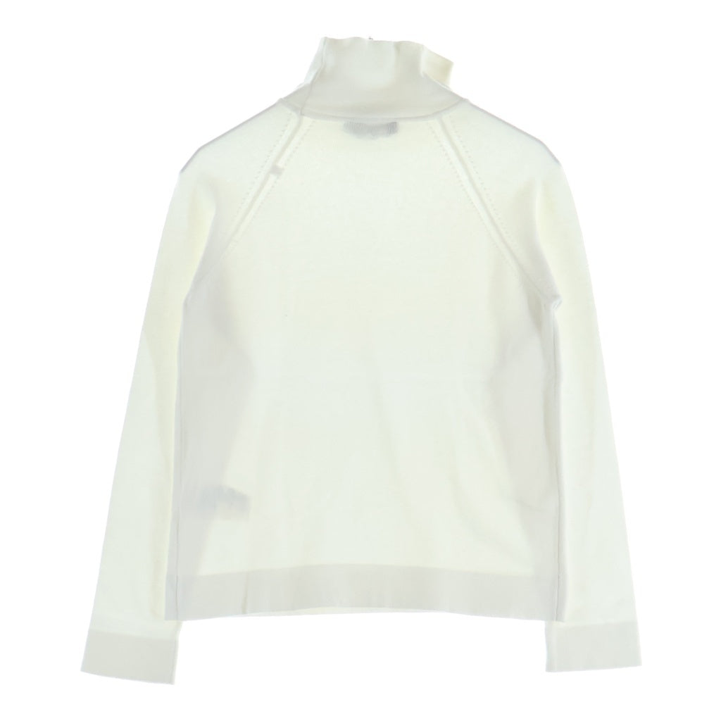 Max Mara(マックスマーラ) ラグランスリーブ ハイネックニット セーター コットン ポリエステル ホワイト レディース