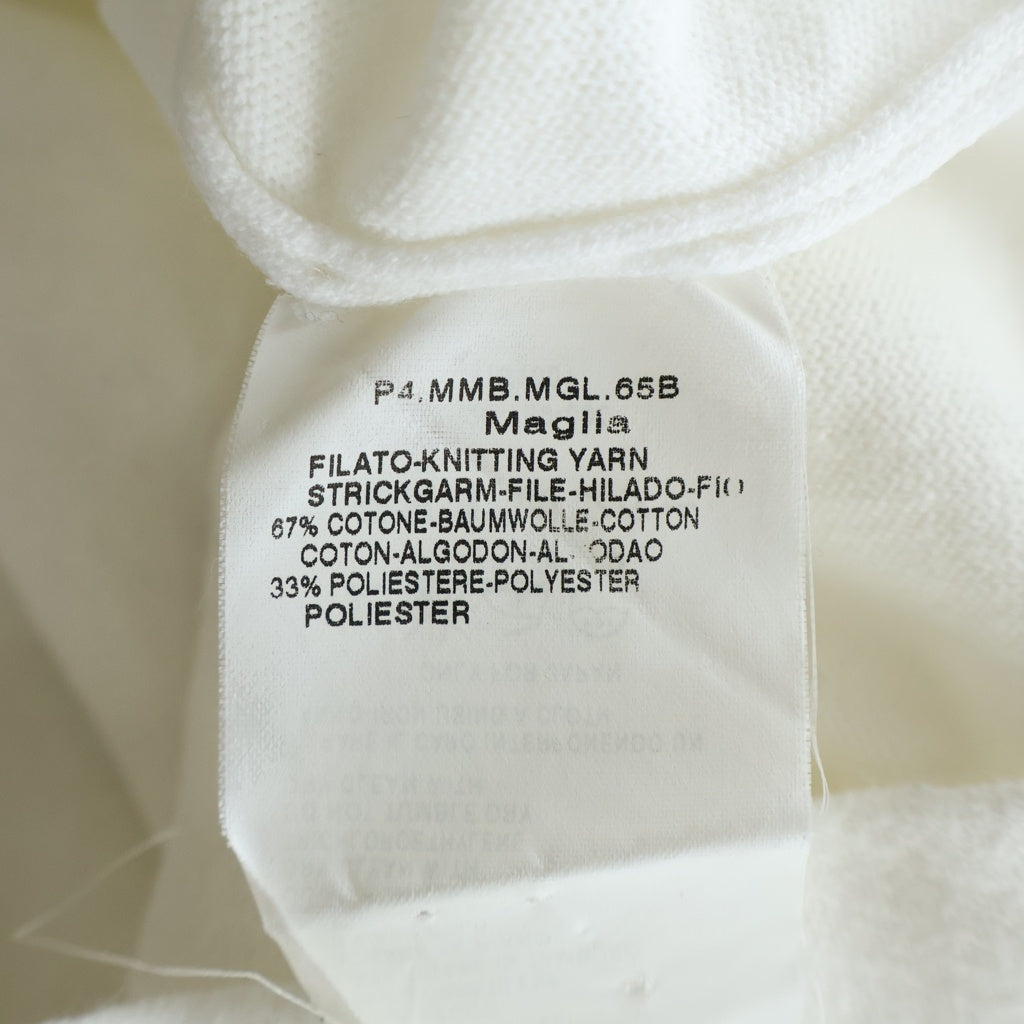 Max Mara(マックスマーラ) ラグランスリーブ ハイネックニット セーター コットン ポリエステル ホワイト レディース