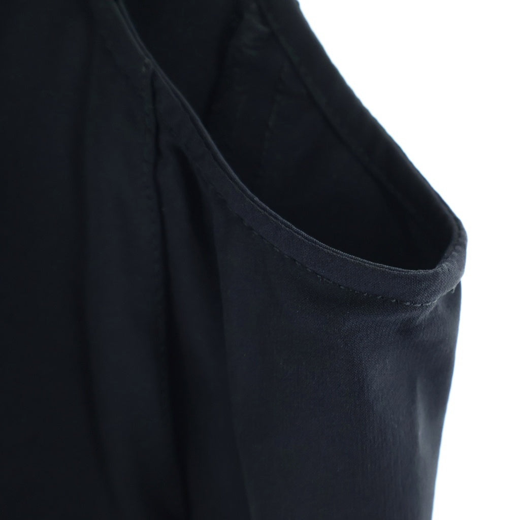 PRADA(プラダ) スポーツライン ラバーロゴ スタンドカラー ジップアップ ナイロン ベスト ブラック レディース
