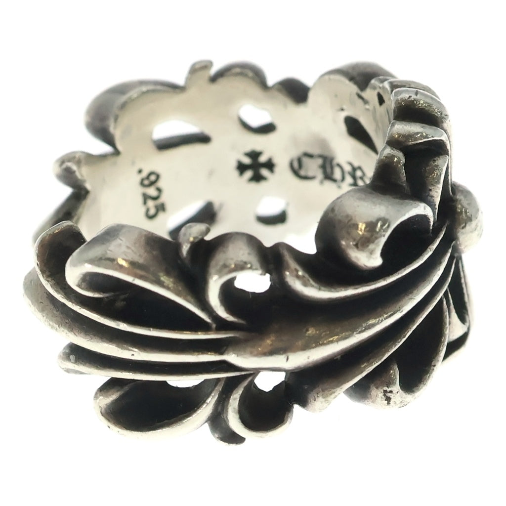 CHROME HEARTS(クロムハーツ) DBL FLRL CRS ダブルフローラルクロス リング シルバー BCA390