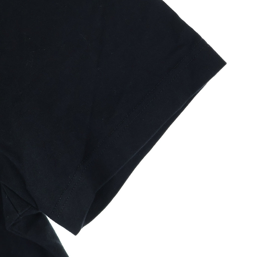 LOUIS VUITTON(ルイヴィトン) 26AW モノグラム エンボス 切り替え クルーネック 半袖 ポケット Tシャツ カットソー ブラック RM262M NPG HVY70W