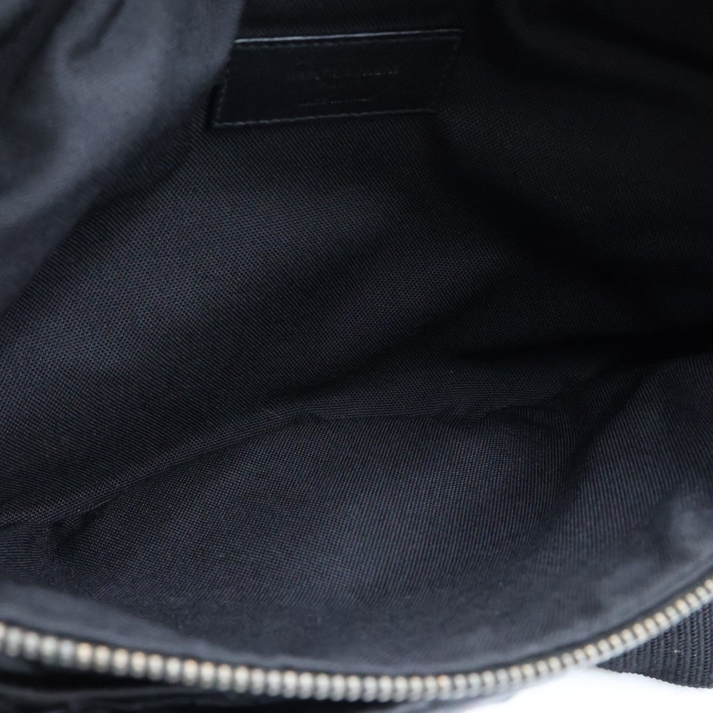 SAINT LAURENT PARIS(サンローランパリ) NUXX ヌックス ウエストバッグ ボディバッグ ショルダーバッグ ブラック ポリエステル 581375