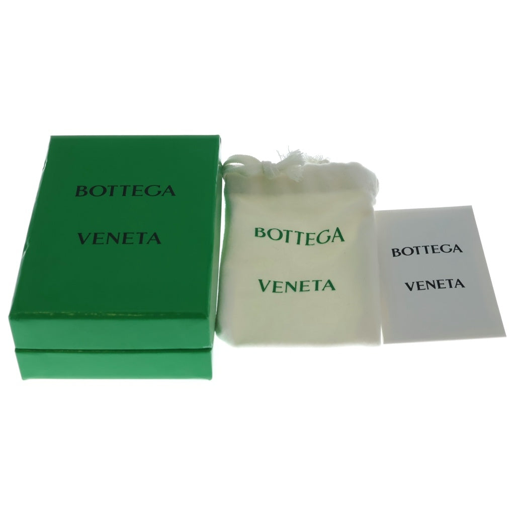 BOTTEGA VENETA(ボッテガヴェネタ) ダブルトライアングル キーチャーム キーリング ブラック×シルバー