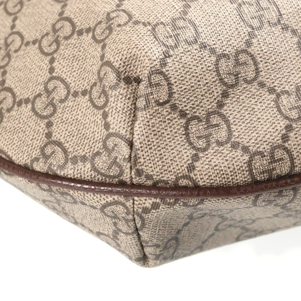 GUCCI(グッチ) オフィディア GGマーモント シェリーライン ショルダーバッグ ハンドバッグ ベージュ×ブラウン PVC×レザー 598125 レディース