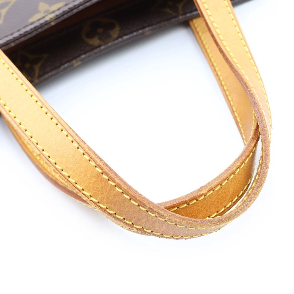 LOUIS VUITTON(ルイヴィトン) モノグラム ヴァヴァンPM ハンドバッグ ミニトートバッグ ブラウン レザー×PVC M51172 ゴールド金具 レディース