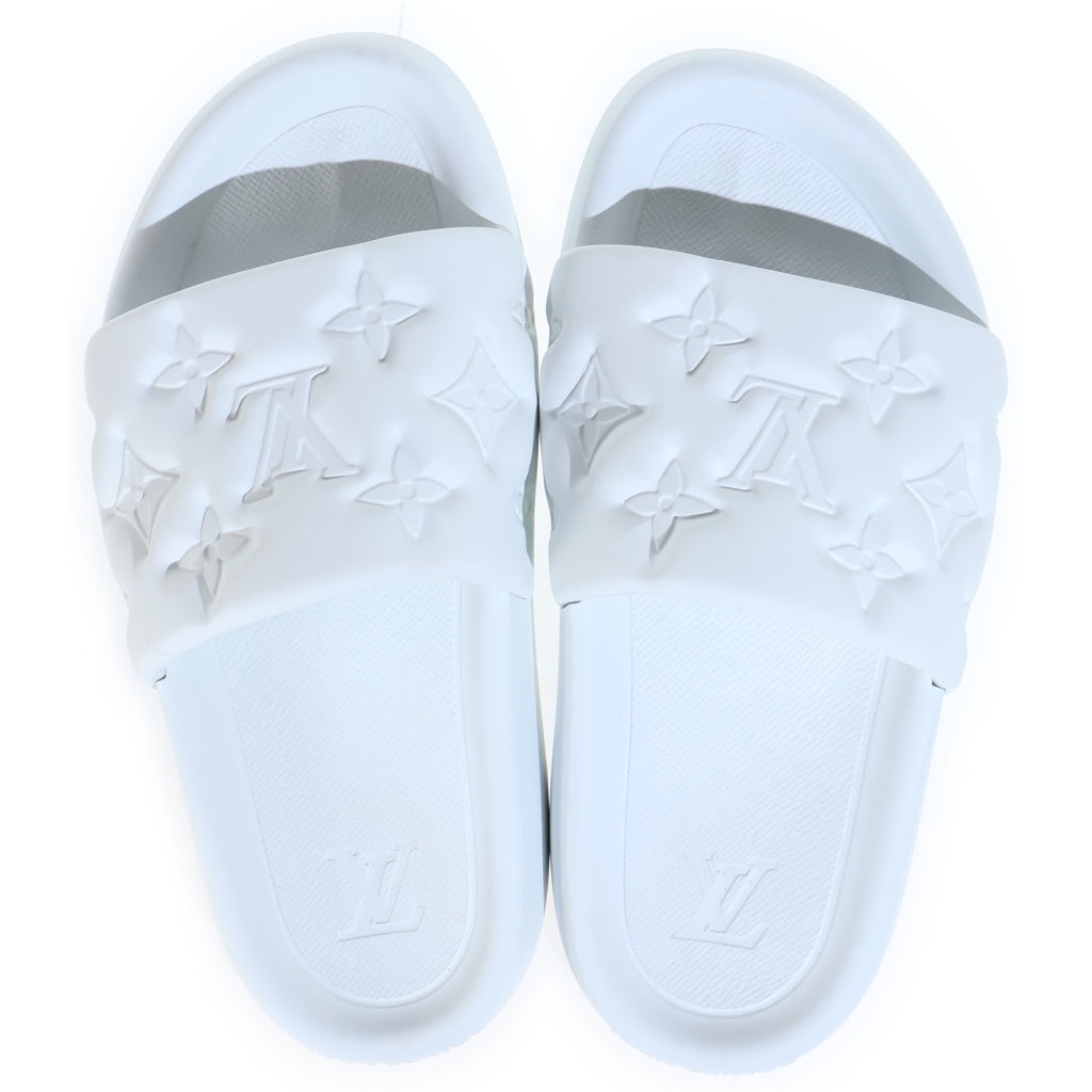LOUIS VUITTON(ルイヴィトン) 22SS ウォーターフロント・ミュール サンダル ホワイト#6 1A9FK3