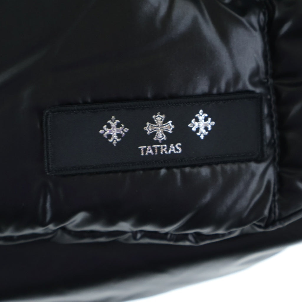 TATRAS(タトラス) POSEIDONE フーデッドナイロンダウンベスト ブラック #02 MTAT20A4564-D