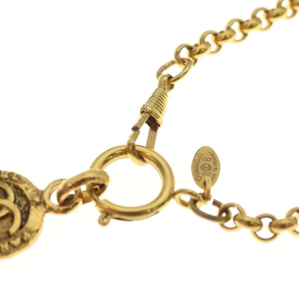 CHANEL(シャネル) ココマーク クローバー チェーン ネックレス メッキ ゴールド レディース