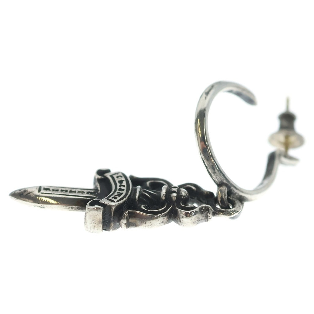 CHROME HEARTS(クロムハーツ) No5 DAGGER #5 ダガーフープ ピアス シルバー BCA106
