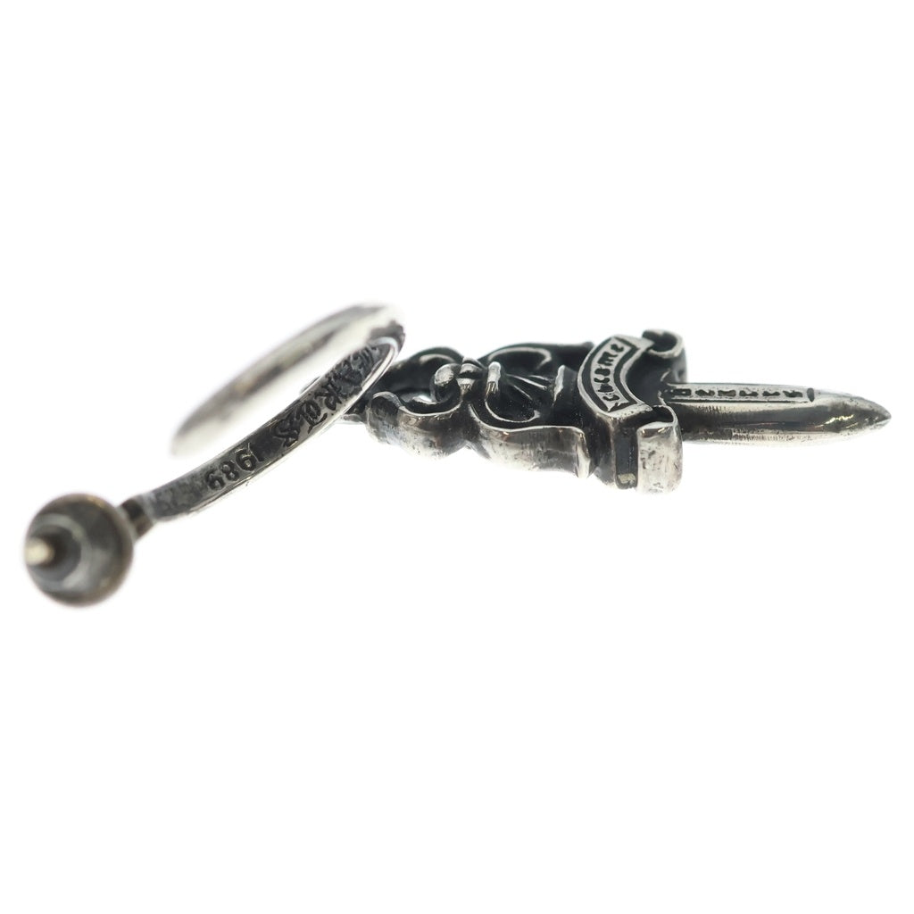 CHROME HEARTS(クロムハーツ) No5 DAGGER #5 ダガーフープ ピアス シルバー BCA106
