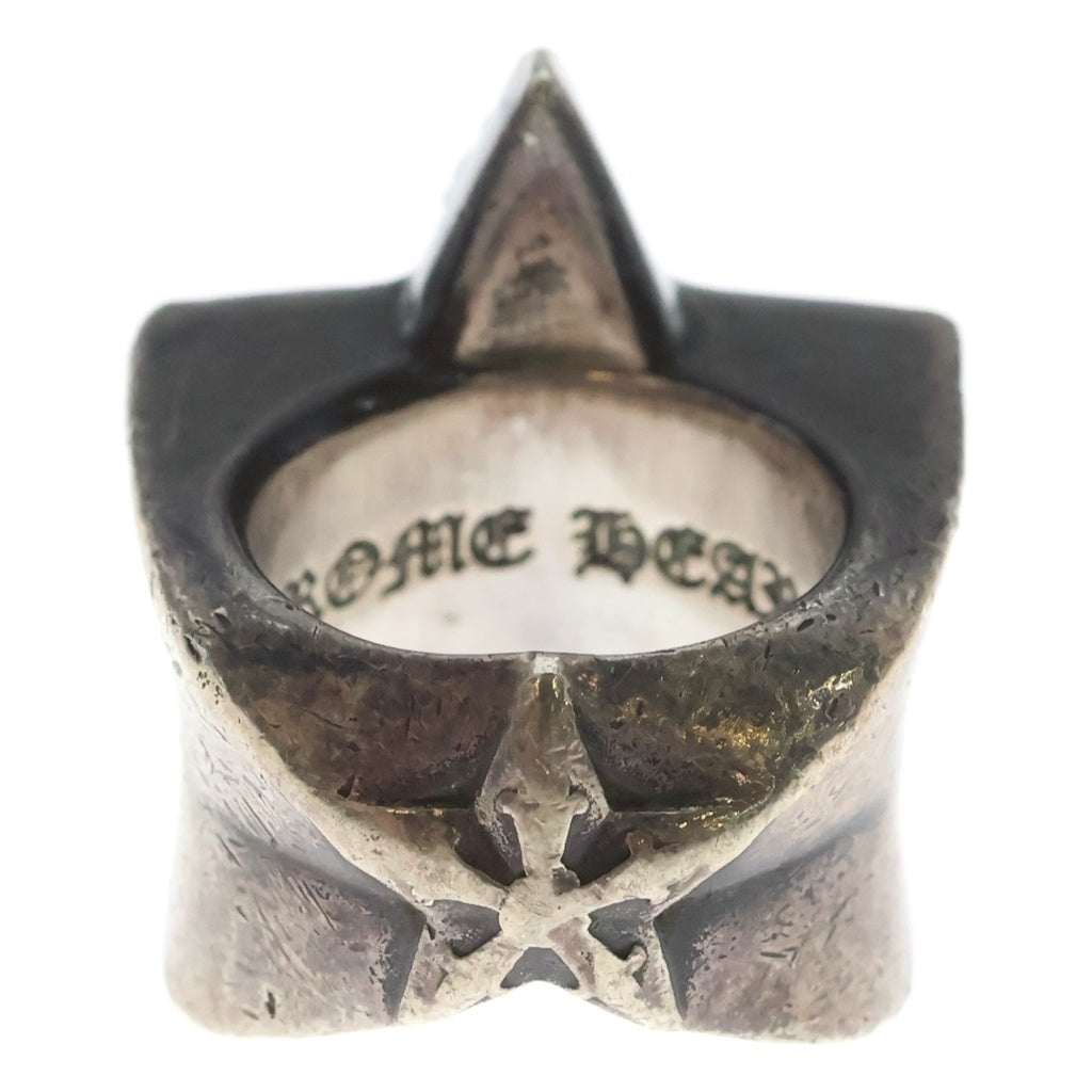 CHROME HEARTS(クロムハーツ) LARGE STAR RING ラージスターリング シルバー #10