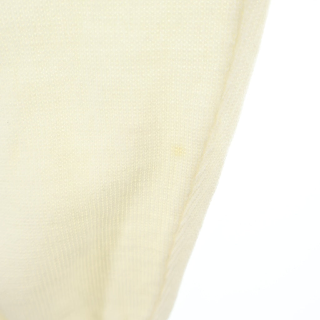 LOUIS VUITTON(ルイヴィトン) 23SS シスルインターシャ プルオーバーニット セーター アザミモチーフ ウール アイボリー RM231 X87 HON89W