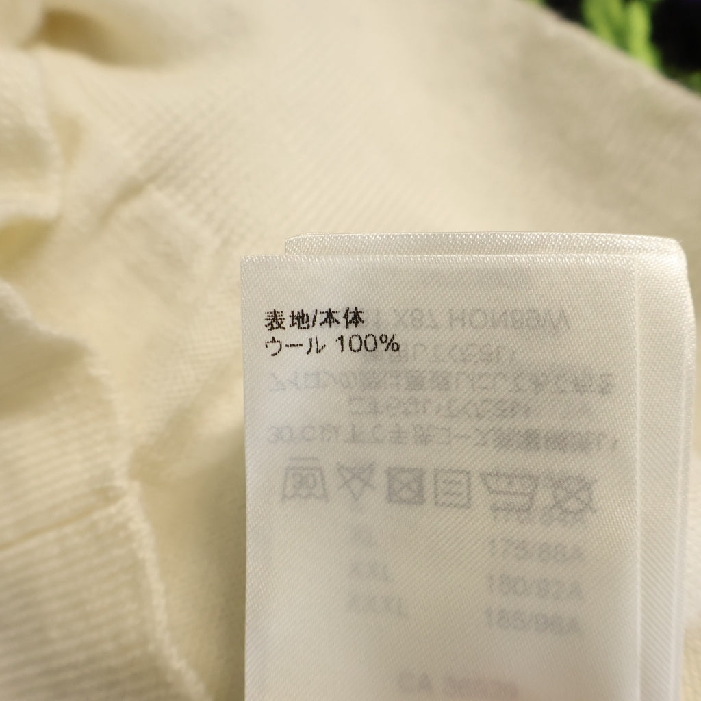 LOUIS VUITTON(ルイヴィトン) 23SS シスルインターシャ プルオーバーニット セーター アザミモチーフ ウール アイボリー RM231 X87 HON89W