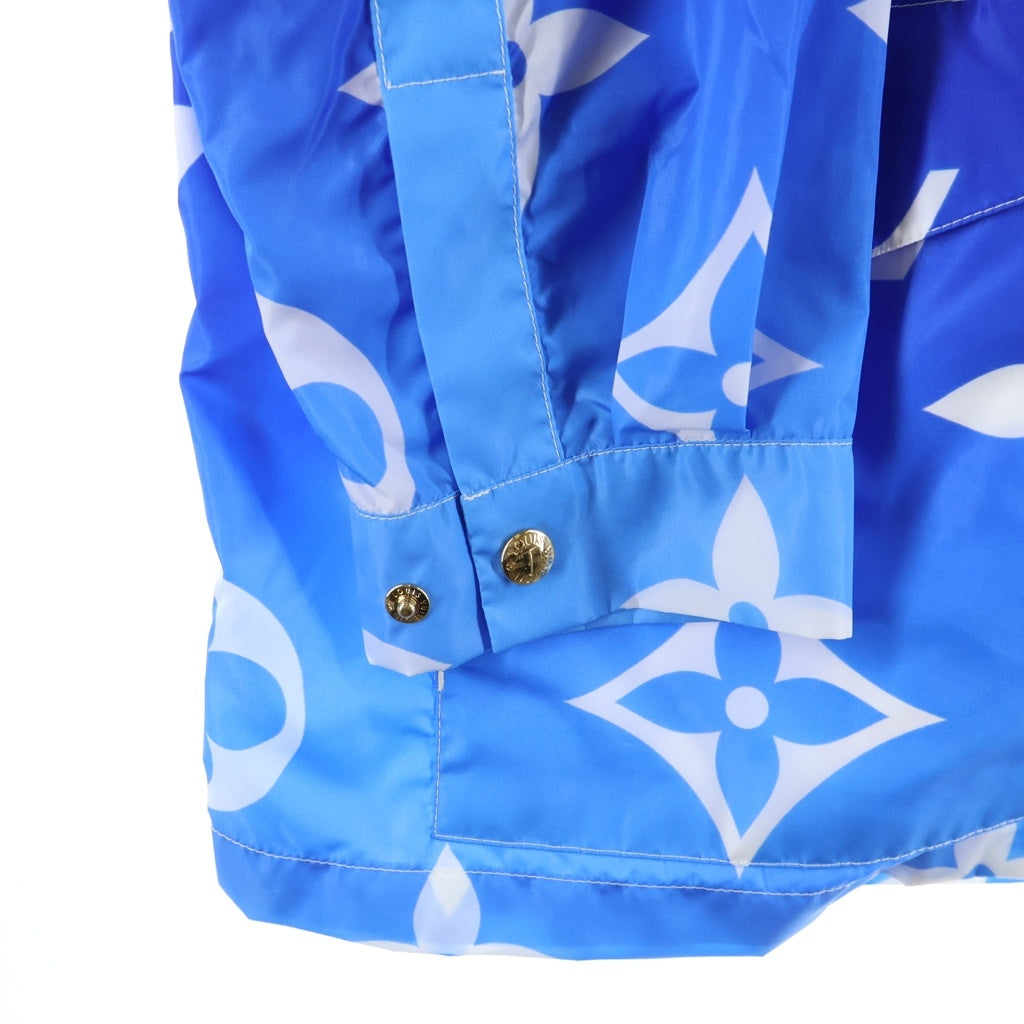LOUIS VUITTON(ルイヴィトン) 21SS サンセットモノグラム フーデッドジャケット パーカー ナイロンフーディー グラデーション レッド/ブルー RW212J EV0 FLOW04
