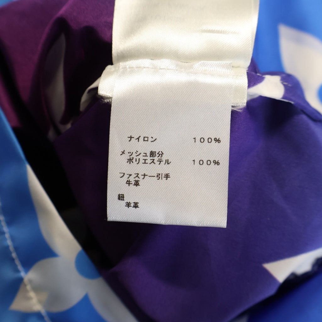 LOUIS VUITTON(ルイヴィトン) 21SS サンセットモノグラム フーデッドジャケット パーカー ナイロンフーディー グラデーション レッド/ブルー RW212J EV0 FLOW04