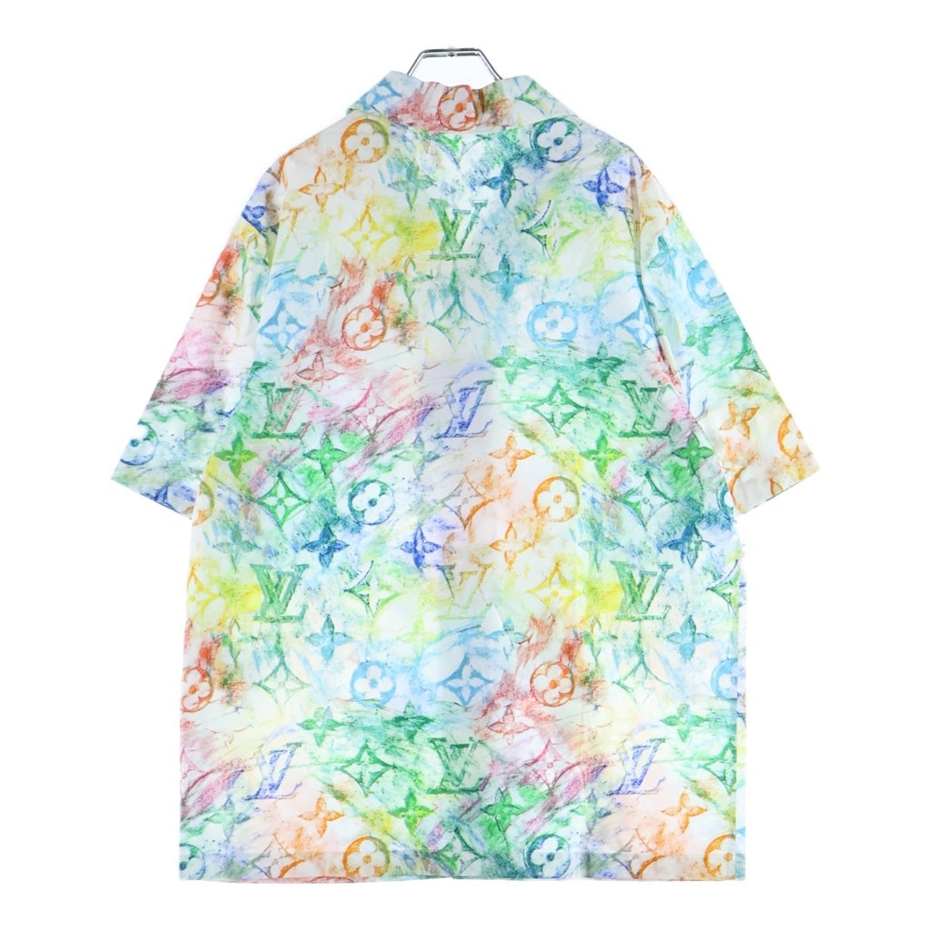 LOUIS VUITTON(ルイヴィトン) 21SS パステルモノグラム 開襟半袖シャツ コットン ロゴ マルチカラー RM211M ZKJ HKS18W