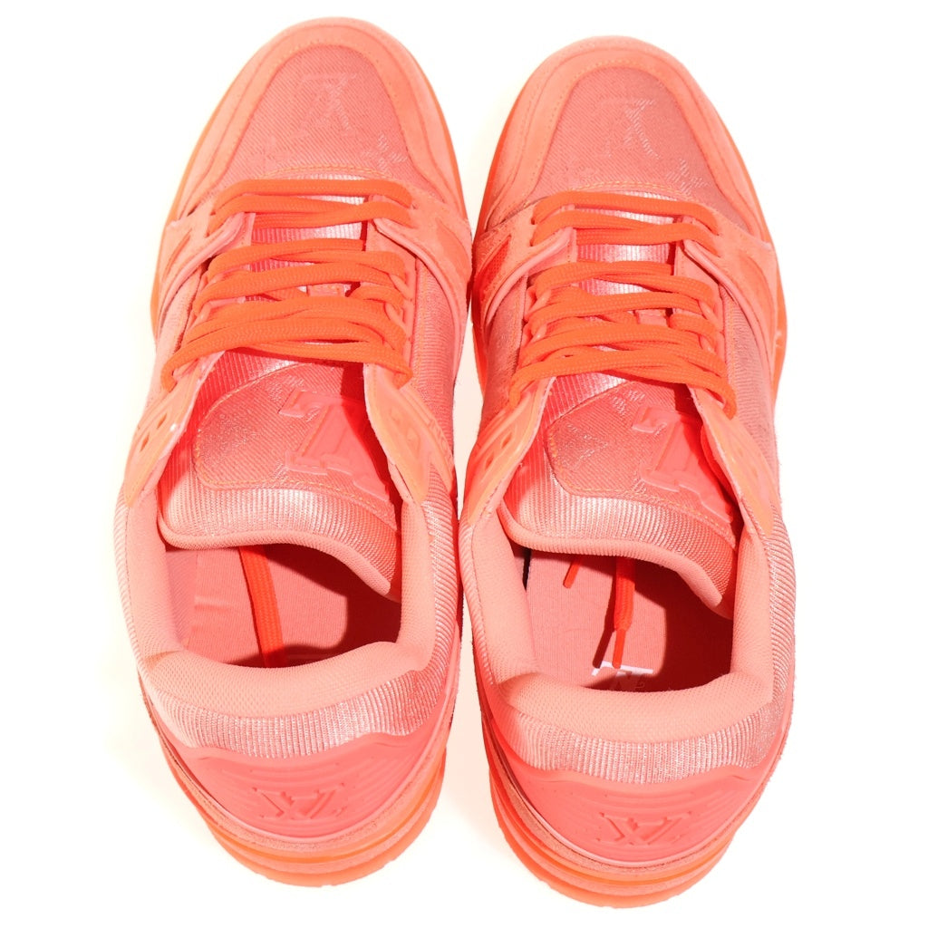LOUIS VUITTON(ルイヴィトン) ×Virgil Abloh LV Trainer Monogram Sneaker モノグラム ローカットスニーカー シューズ ヴァージルアブロー オレンジ 1A8KCS