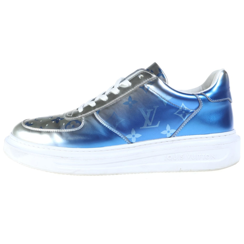 LOUIS VUITTON(ルイヴィトン) ビバリーヒルズライン モノグラム ローカットスニーカー シューズ メタリック ブルー/シルバー FA0231