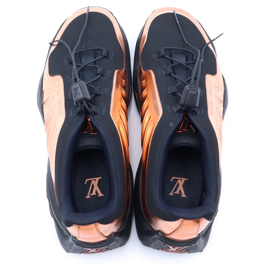 LOUIS VUITTON(ルイヴィトン) ミレニアムライン メタリックスニーカー ブロンズ×ブラック #7 1A991J