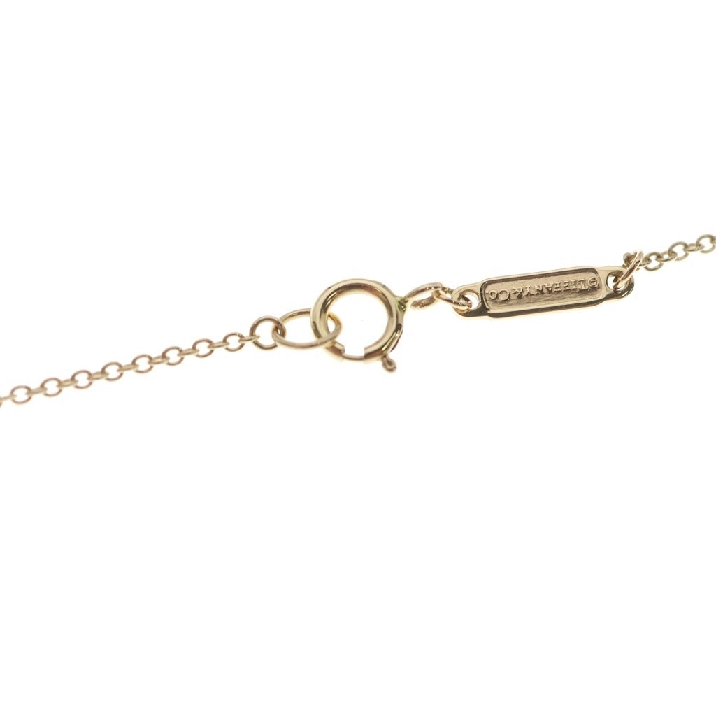 TIFFANY & Co.(ティファニー) Tスクエア ダイヤモンド ネックレス チェーン ペンダント Au750YG イエローゴールド レディース