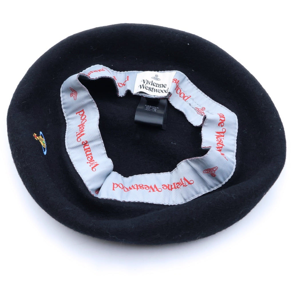 Vivienne Westwood(ヴィヴィアンウエストウッド) ■ハンチング ベレー帽 オーブ S/M 8102002A