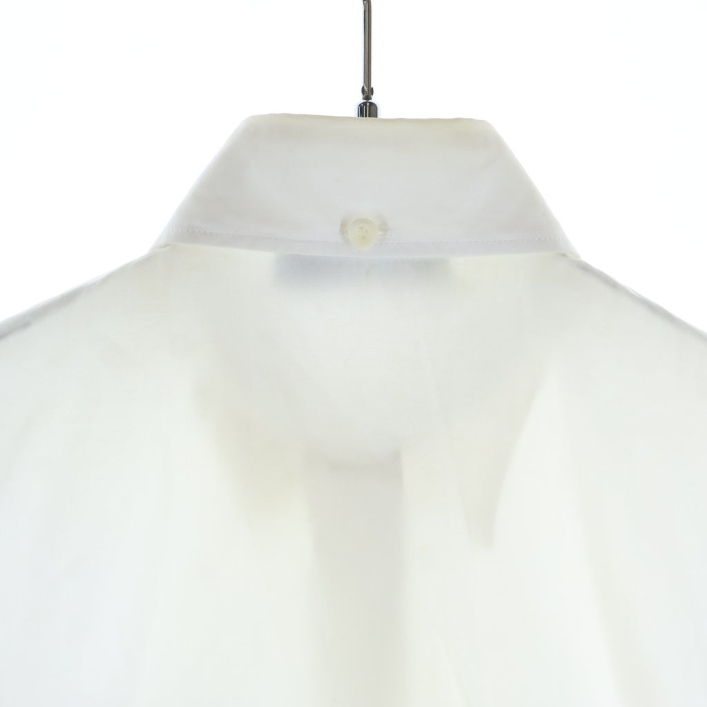PRADA(プラダ) トライアングルロゴ 半袖ポプリンシャツ ホワイト #38 P419G レディース
