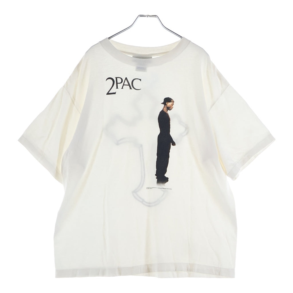 SAINT MICHAEL(セントマイケル) 2PC_SS TEE 2PAC 半袖Tシャツ カットソー ホワイト #L SM-HR8-0000-C15