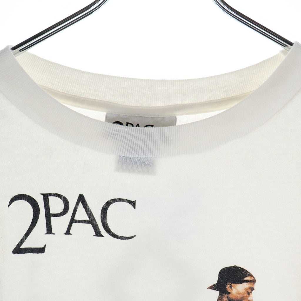 SAINT MICHAEL(セントマイケル) 2PC_SS TEE 2PAC 半袖Tシャツ カットソー ホワイト #L SM-HR8-0000-C15