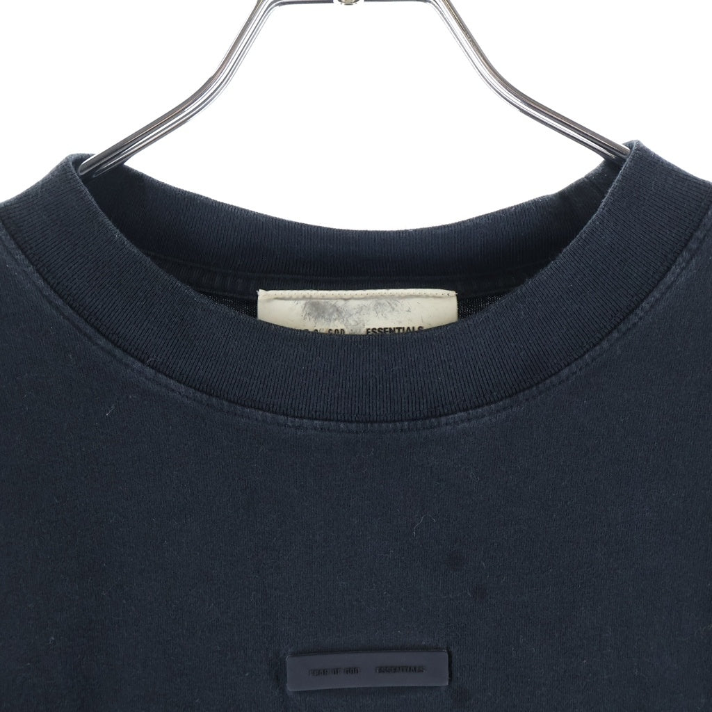 FEAR OF GOD ESSENTIALS(フィアオブゴッド エッセンシャルズ) ラバーロゴ Tシャツ カットソー ブラック #M 8317-3-000016