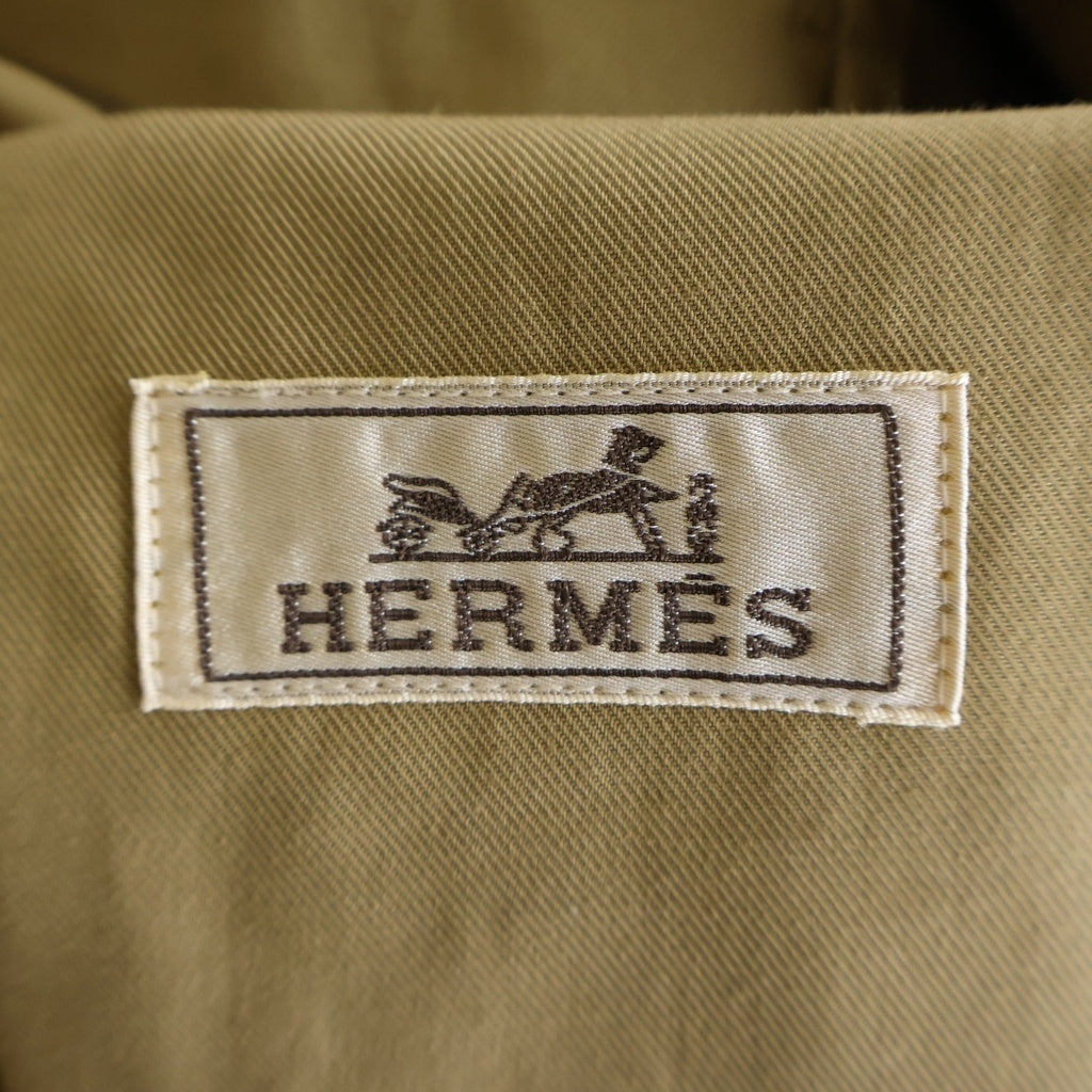 HERMES(エルメス) ファイヤーマン トレンチコート ベージュ #44 PT9014