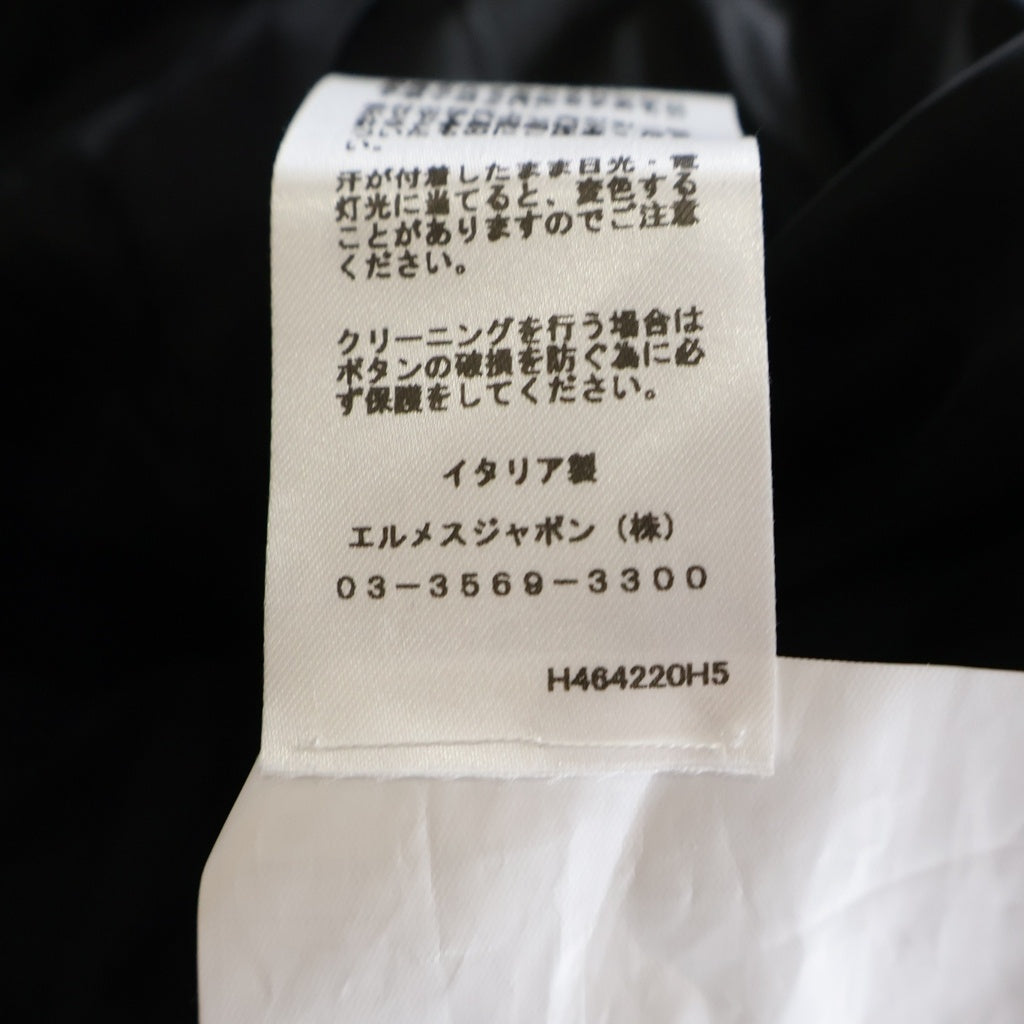 HERMES(エルメス) パッチポケット テーラードジャケット ブラック #48 G9631