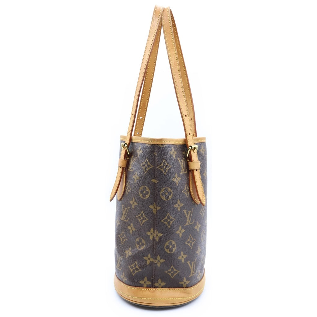 LOUIS VUITTON(ルイヴィトン) モノグラム バケット ハンドバッグ ブラウン PVCレザー M42238 レディース