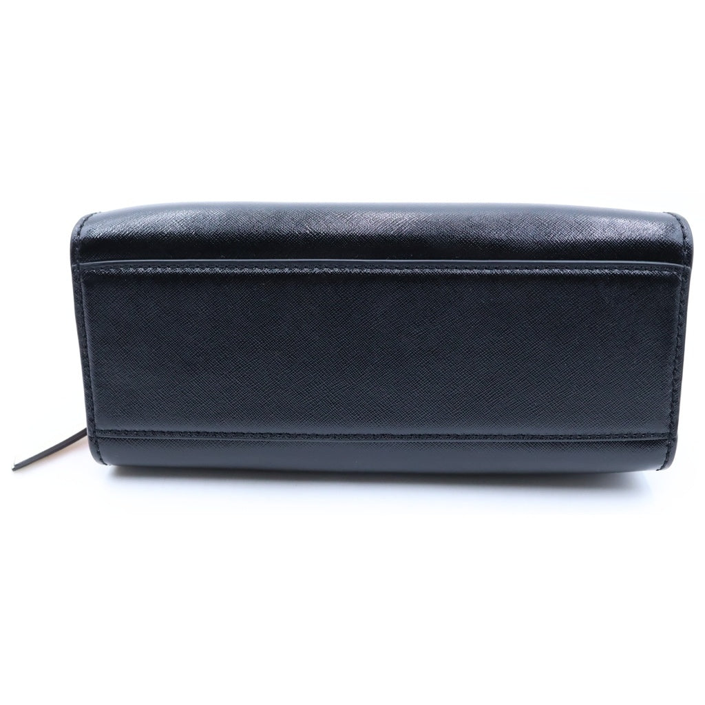 MARC BY MARC JACOBS(マーク バイ マーク ジェイコブス) リトルビックショット 2WAYショルダーバッグ ハンドバッグ ブラック レザー ゴールド金具 レディース