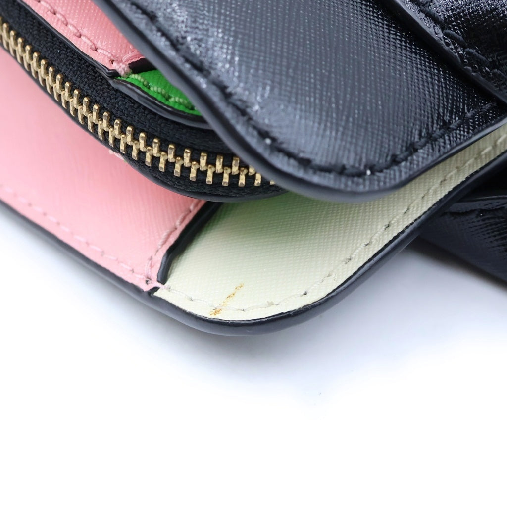 MARC BY MARC JACOBS(マーク バイ マーク ジェイコブス) リトルビックショット 2WAYショルダーバッグ ハンドバッグ ブラック レザー ゴールド金具 レディース