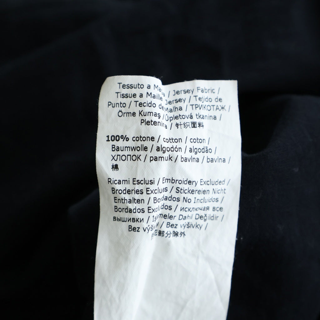 Max Mara(マックスマーラ) パパイヤ 半袖カットソー ポケット Tシャツ ブラック コットン レディース
