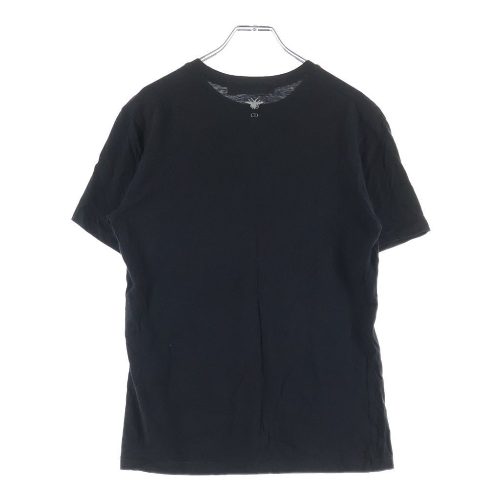 Christian Dior(クリスチャンディオール) J'ADORE DIOR8 ロゴ 半袖カットソー Tシャツ ブラック コットン レディース