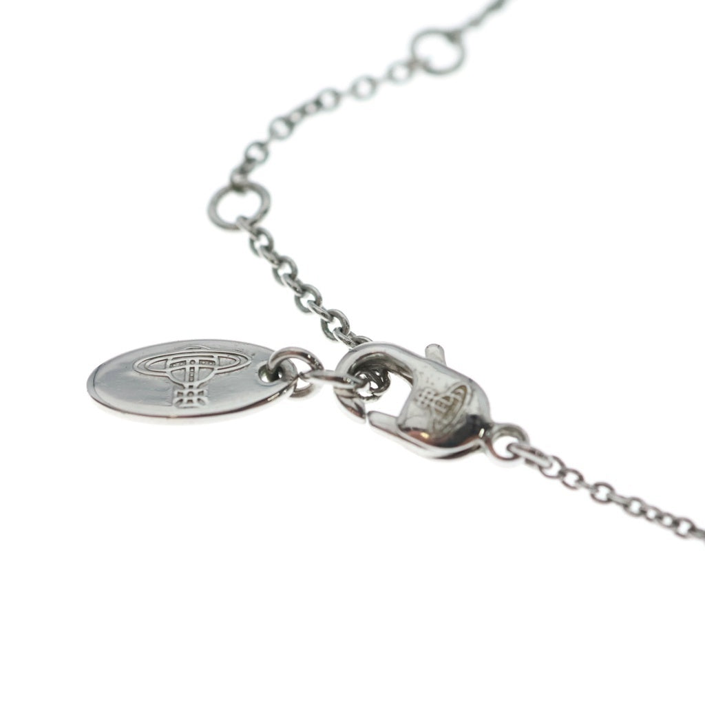 Vivienne Westwood(ヴィヴィアンウエストウッド) オーブ ハートネックレス ペトラペンダント ピンク シルバー GP レディース