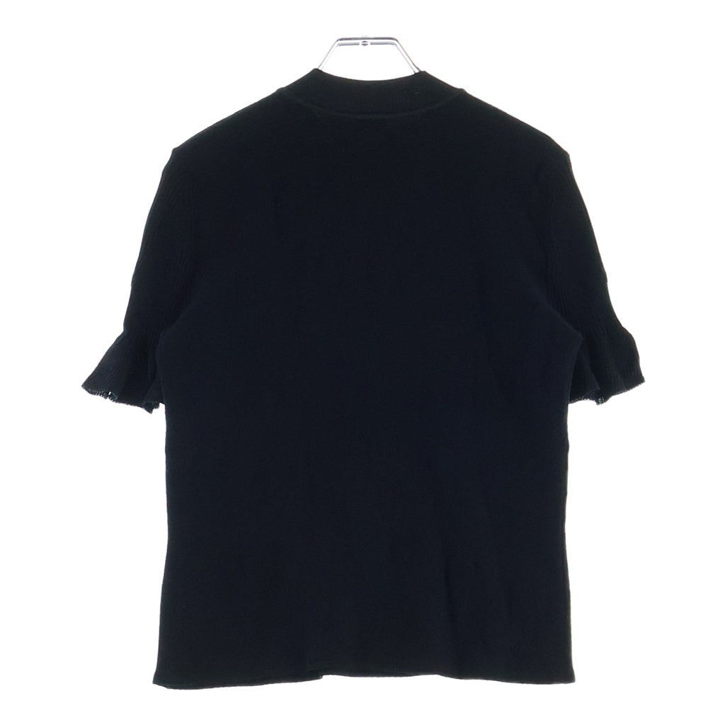 HERMES(エルメス) パルフロワ リミックス ショート スリーブ 半袖 ニット セーター ブラック H5H2675DF レディース
