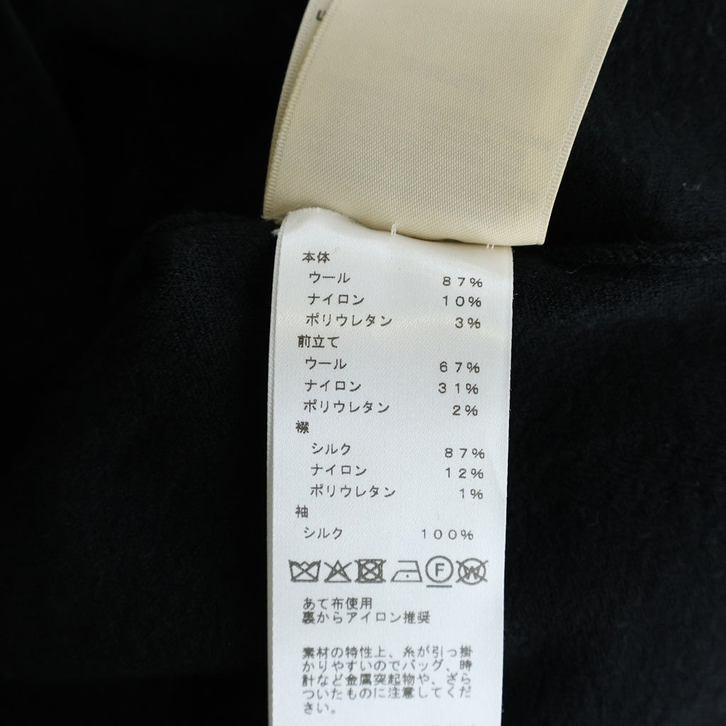 HERMES(エルメス) パルフロワ リミックス ショート スリーブ 半袖 ニット セーター ブラック H5H2675DF レディース