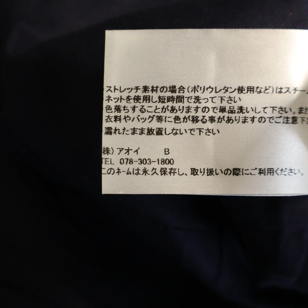 PAULE KA(ポールカ) ダブルジップ ノースリーブ ワンピース ネイビー 720EDS レディース