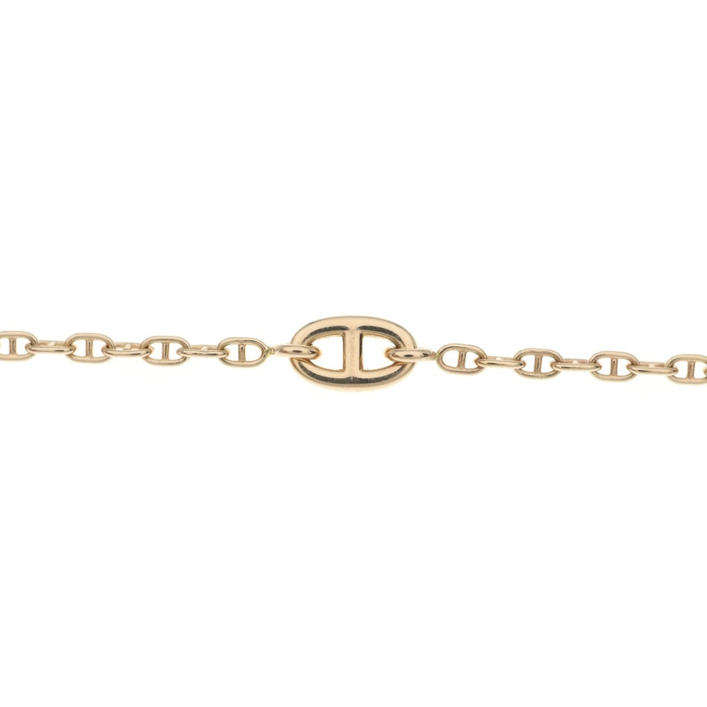 HERMES(エルメス) ファランドール ブレスレット ピンクゴールド チェーン 750PG レディース