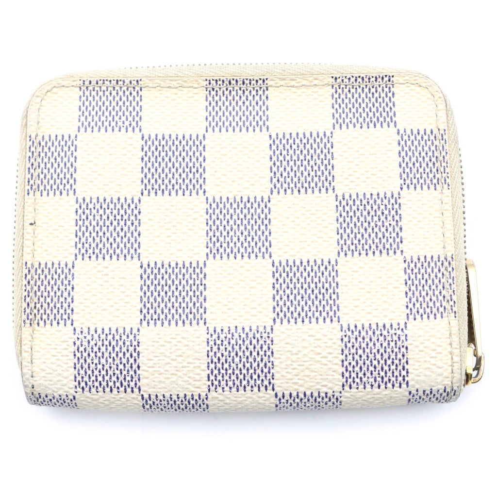 LOUIS VUITTON(ルイヴィトン) ダミエアズール ジッピー コインパース ラウンドファスナー コインケース アイボリー N63069 レディース