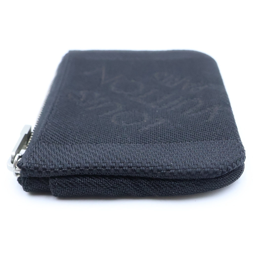LOUIS VUITTON(ルイヴィトン) ダミエ ジェアン ポシェットクレ カルト クレディ コインケース ブラック シルバー金具 M93549