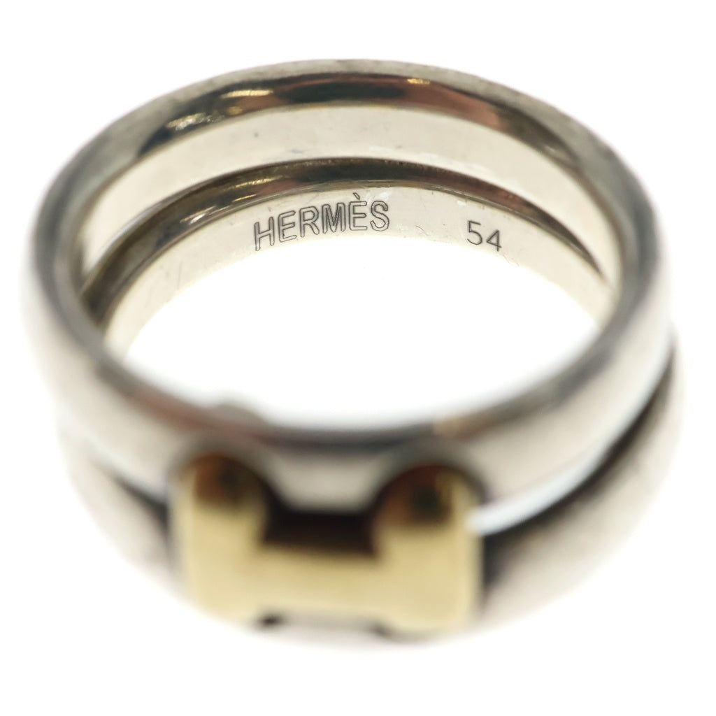 HERMES(エルメス) オランプ リング シルバー×ゴールド #54 レディース