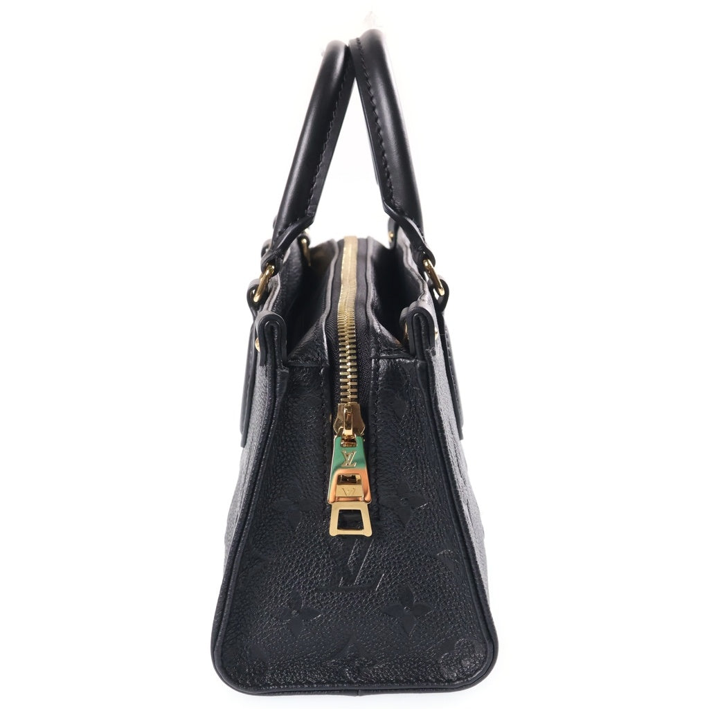 LOUIS VUITTON(ルイヴィトン) モノグラムアンプラント オンザゴーEW ハンドバッグ ブラック レザー RFID M23640 レディース